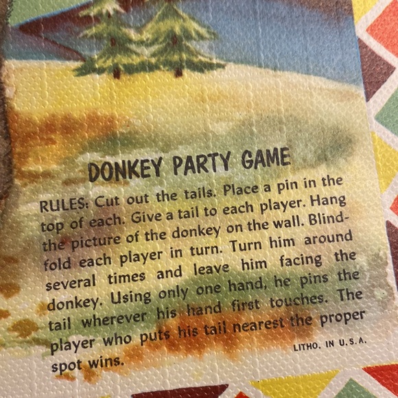 Vintage Whitman Donkey Party Game - Picture 6 of 13